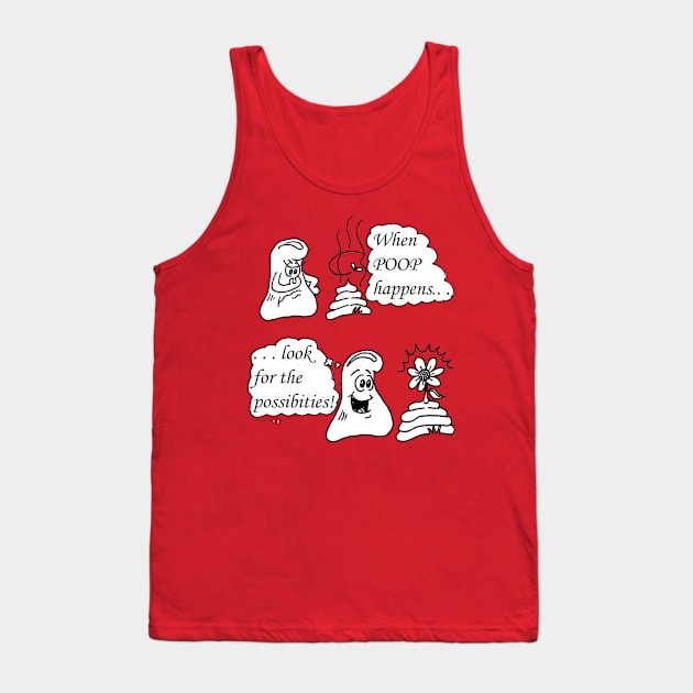 Poop Tank Top by ThymThoughts